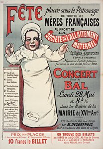 1906年のフランスの母の日のためのポスター、